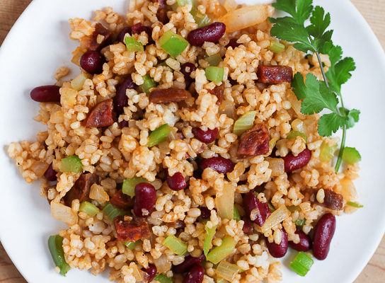 Chorizo and Red Beans Rice