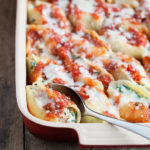 Spinach and Prosciutto Stuffed Shells