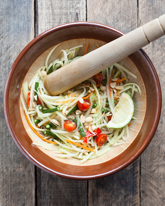 Green Papaya Salad | Gather & Dine