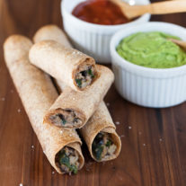 Turkey Spinach Taquitos | Gather & Dine