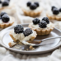 Blackberry Vanilla Bean Tartlets