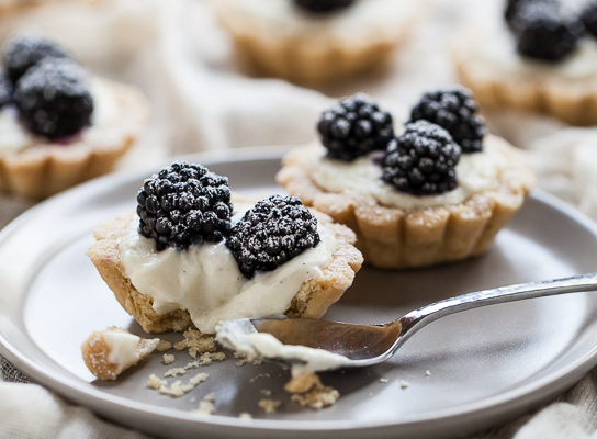 Blackberry Vanilla Bean Tartlets