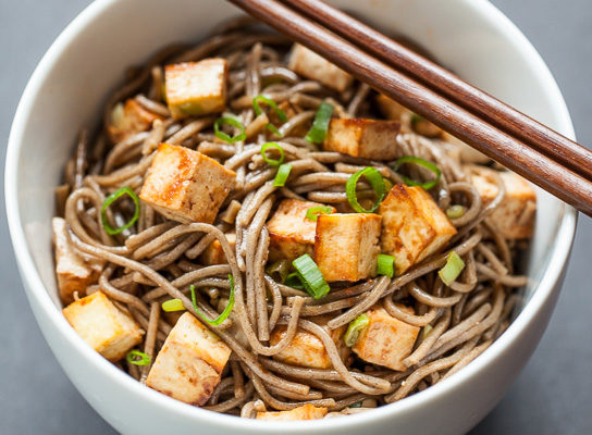 Easy Baked Tofu with Soba Noodles | Gather & Dine