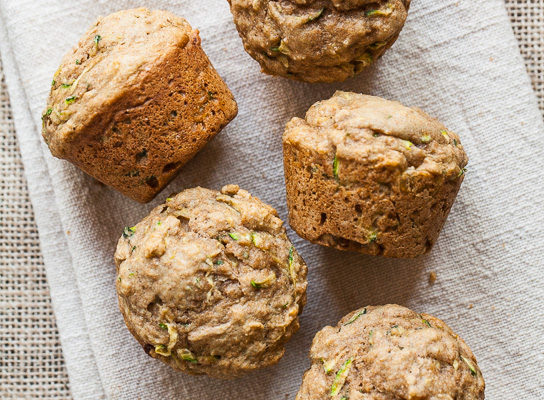 Zucchini Raisin Muffins | Gather & Dine
