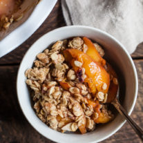 Peach Ginger Crumble | Gather & Dine
