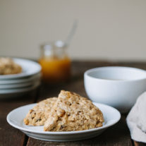 Whole Wheat Apricot Scones {with Oats and Flax} | Gather & Dine