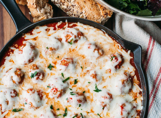 Chicken Rosemary Parmesan Meatballs