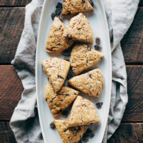 Orange Cinnamon Scones with Dark Chocolate | Gather & Dine