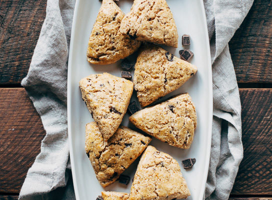 Orange Cinnamon Scones with Dark Chocolate | Gather & Dine