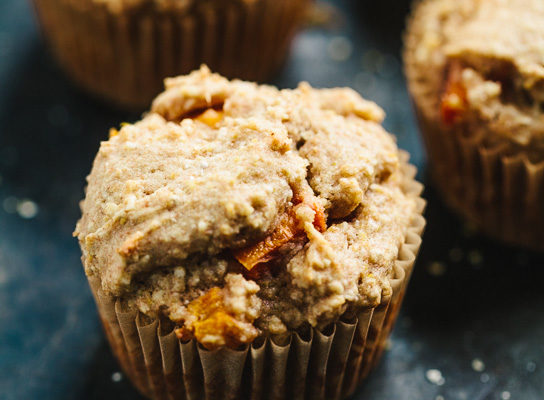 Persimmon Cornmeal Muffins