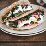 Kale Salad Tortillas with Za'atar Yogurt | Gather & Dine