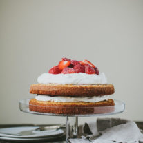 Strawberry Almond Cake | Gather & Dine