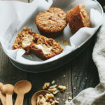 Carrot Banana Muffins {with honey cream cheese} | Gather & Dine