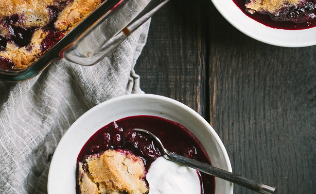 Crackly Crust Mixed Berry Cobbler