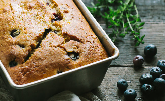 Blueberry Lemon Thyme Bread