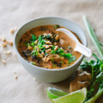 Thai Chicken Forbidden Rice Soup