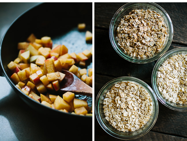 Apple Raisin Walnut Baked Oatmeal with Barley and Rye