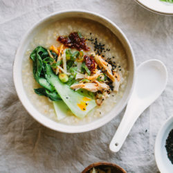 Ginger Chicken Brown Rice Congee