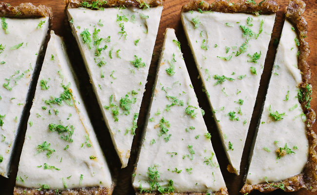 Raw Key Lime Tart