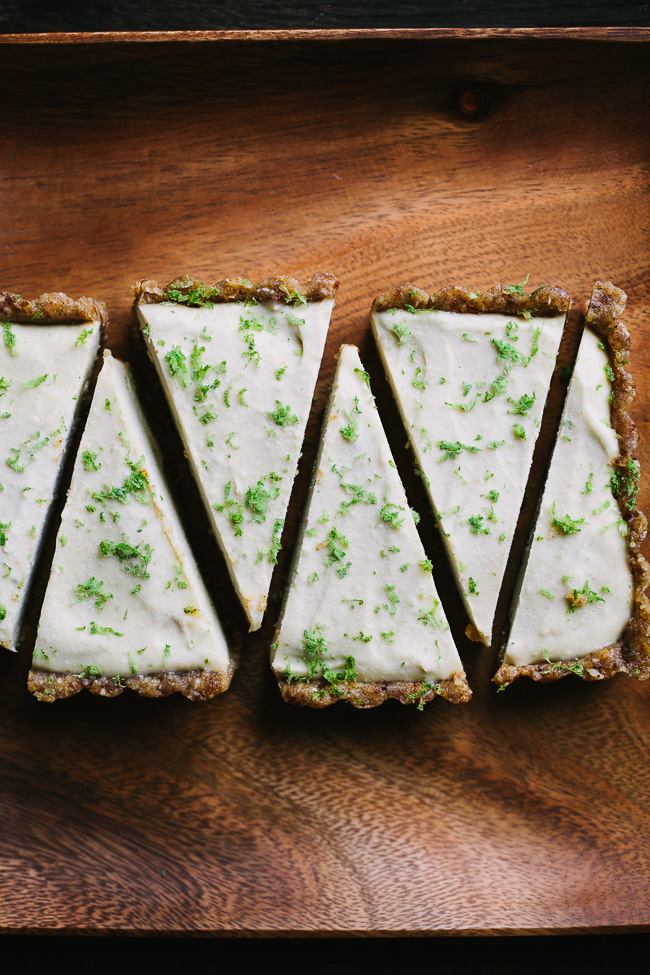 Raw Key Lime Tart