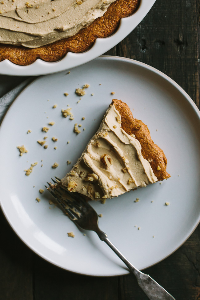 Walnut Torte with Coffee Coconut Cream