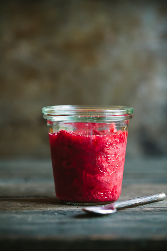 Rhubarb Raspberry Compote