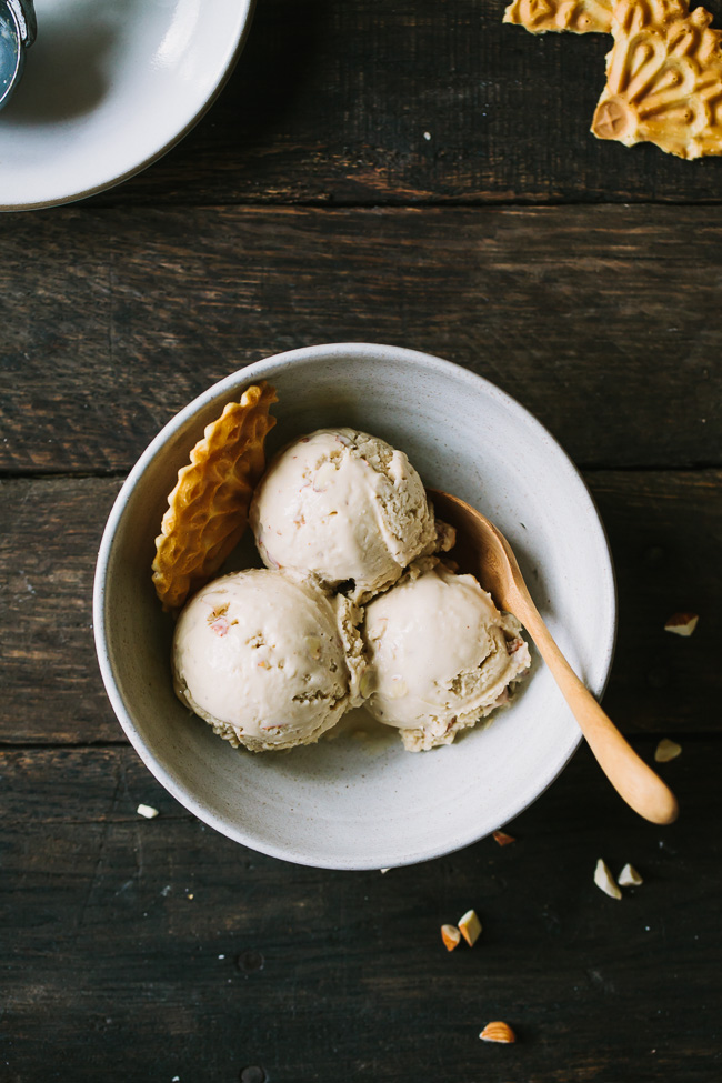 Toasted Almond Coconut Ice Cream