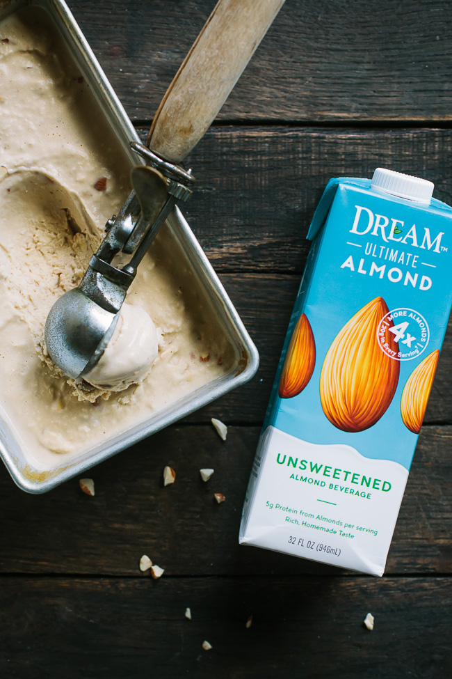 Toasted Almond Coconut Ice Cream