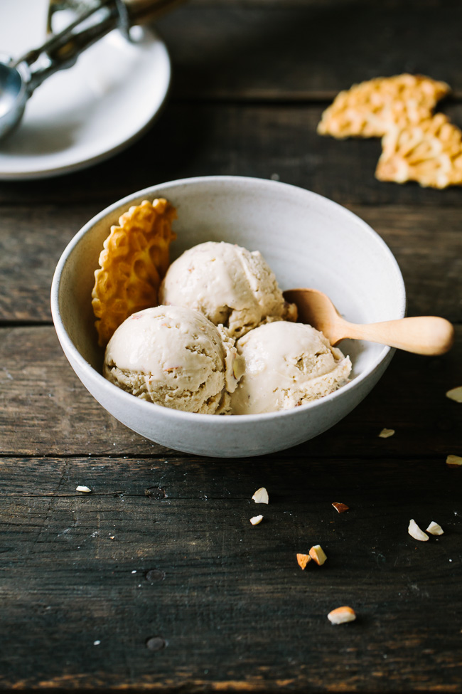 Toasted Almond Coconut Ice Cream