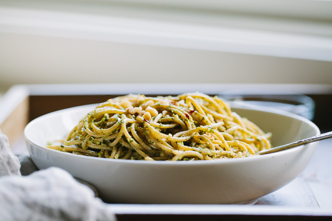 Garlic Scape Kale Pesto