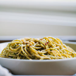 Garlic Scape Kale Pesto