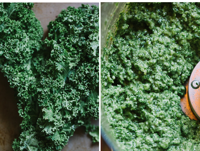 Garlic Scape Kale Pesto