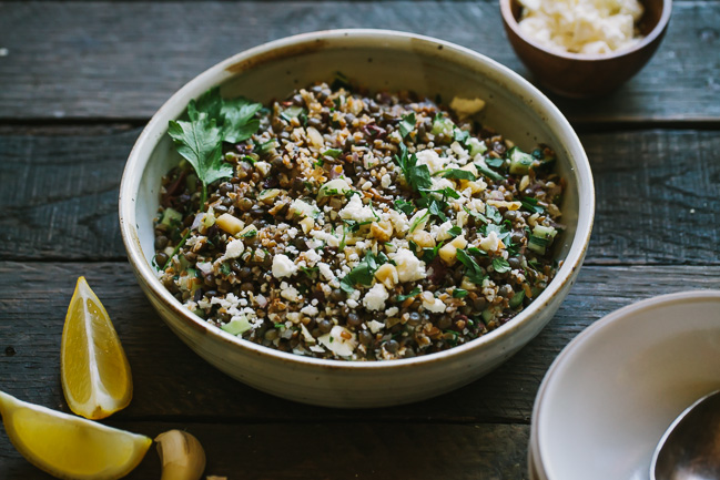 Lentil Bulgar Salad