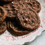 Chocolate Almond Spelt Cookies