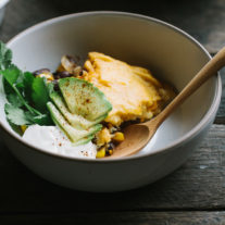 Bean and Veggie Tamale Pie