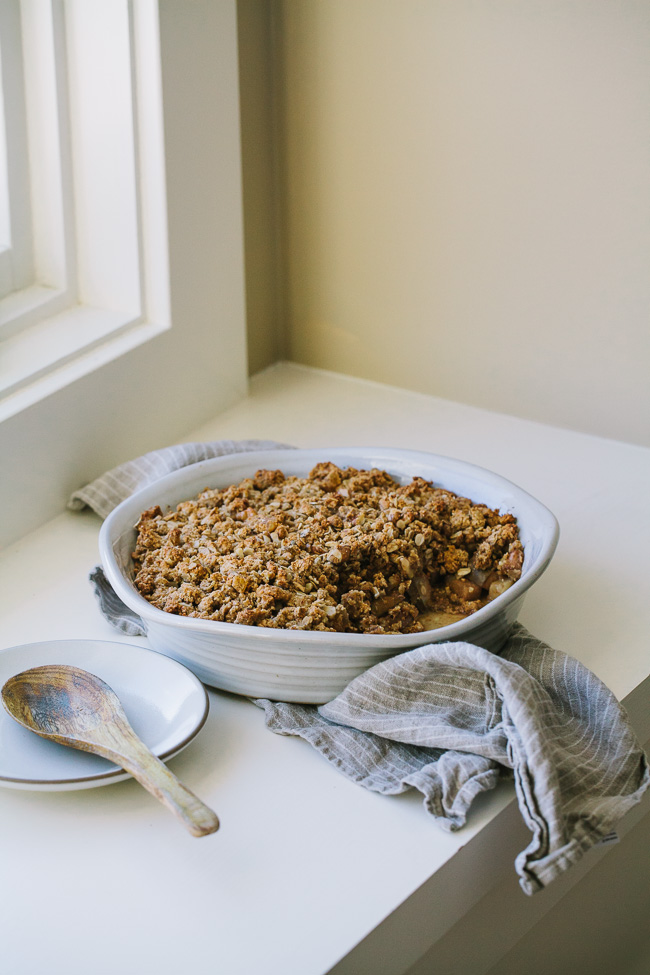 Gingered Pear Crisp