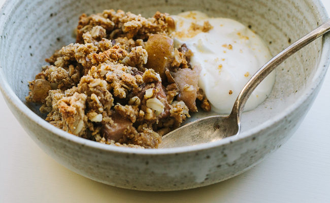 Gingered Pear Crisp