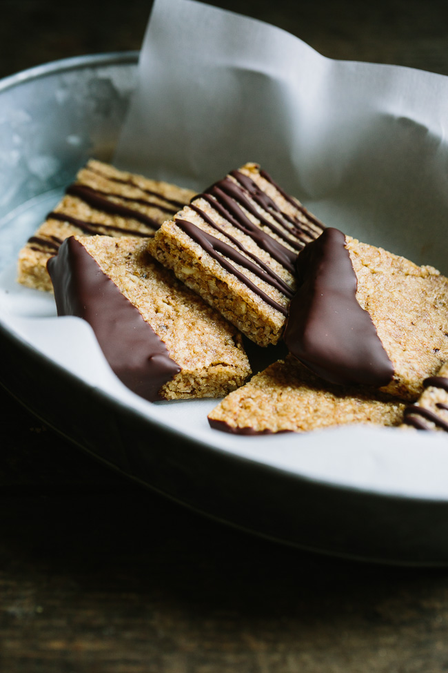 Coffee Pecan Oat Squares