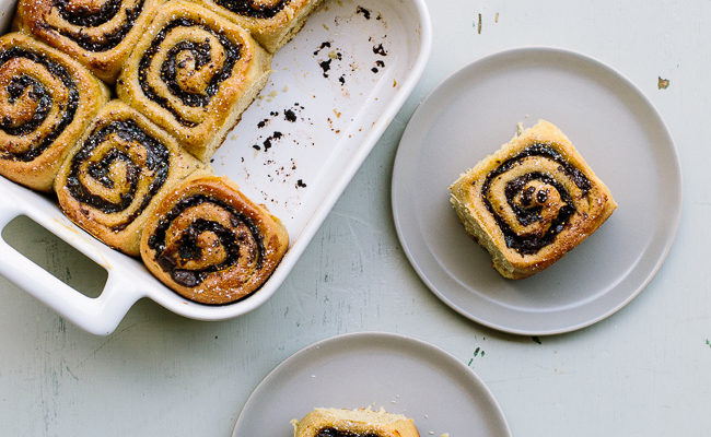 Chocolate Fig Swirl Rolls