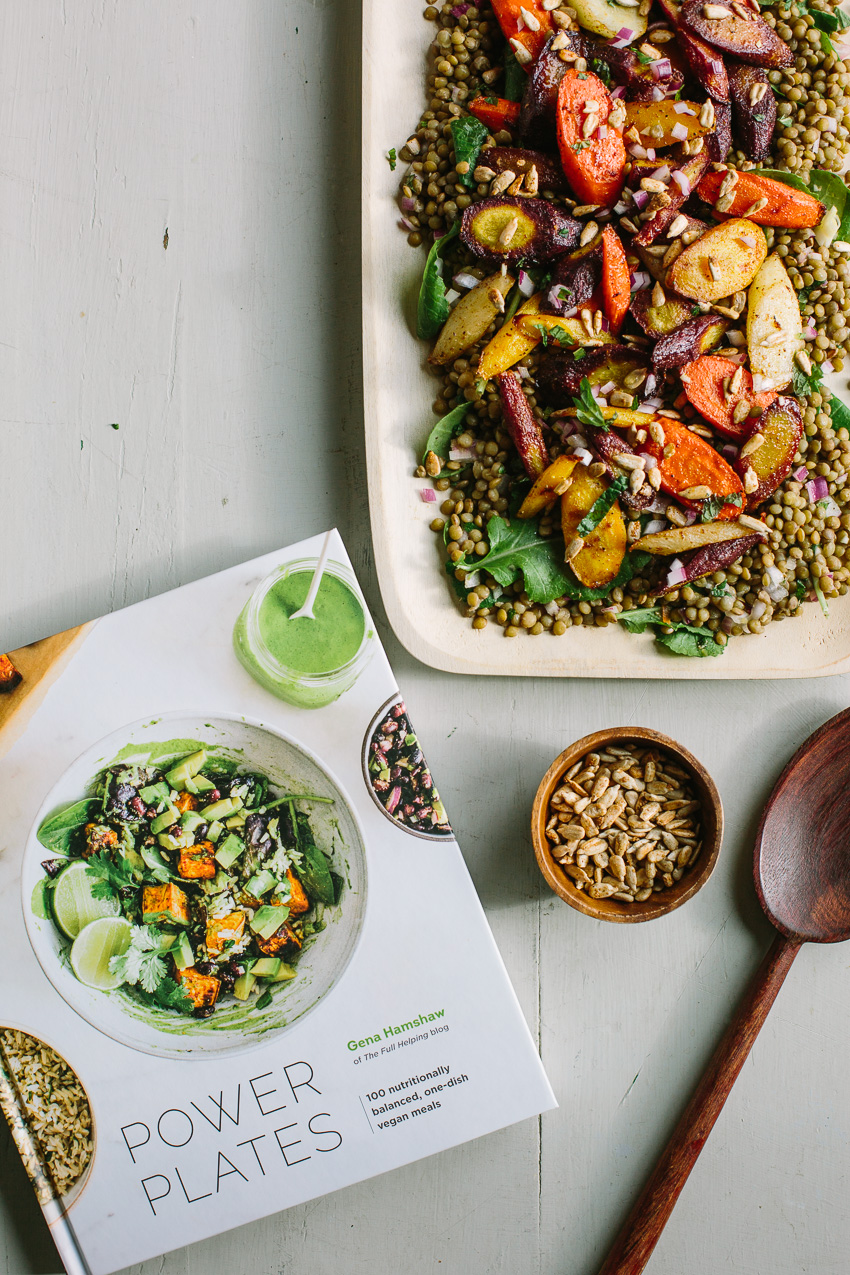 Masala Lentil Salad with Cumin-Roasted Carrots