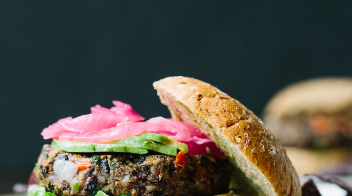 Black Bean Cheddar Burger