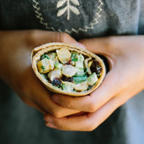 Michigan Chickpea Salad Wraps