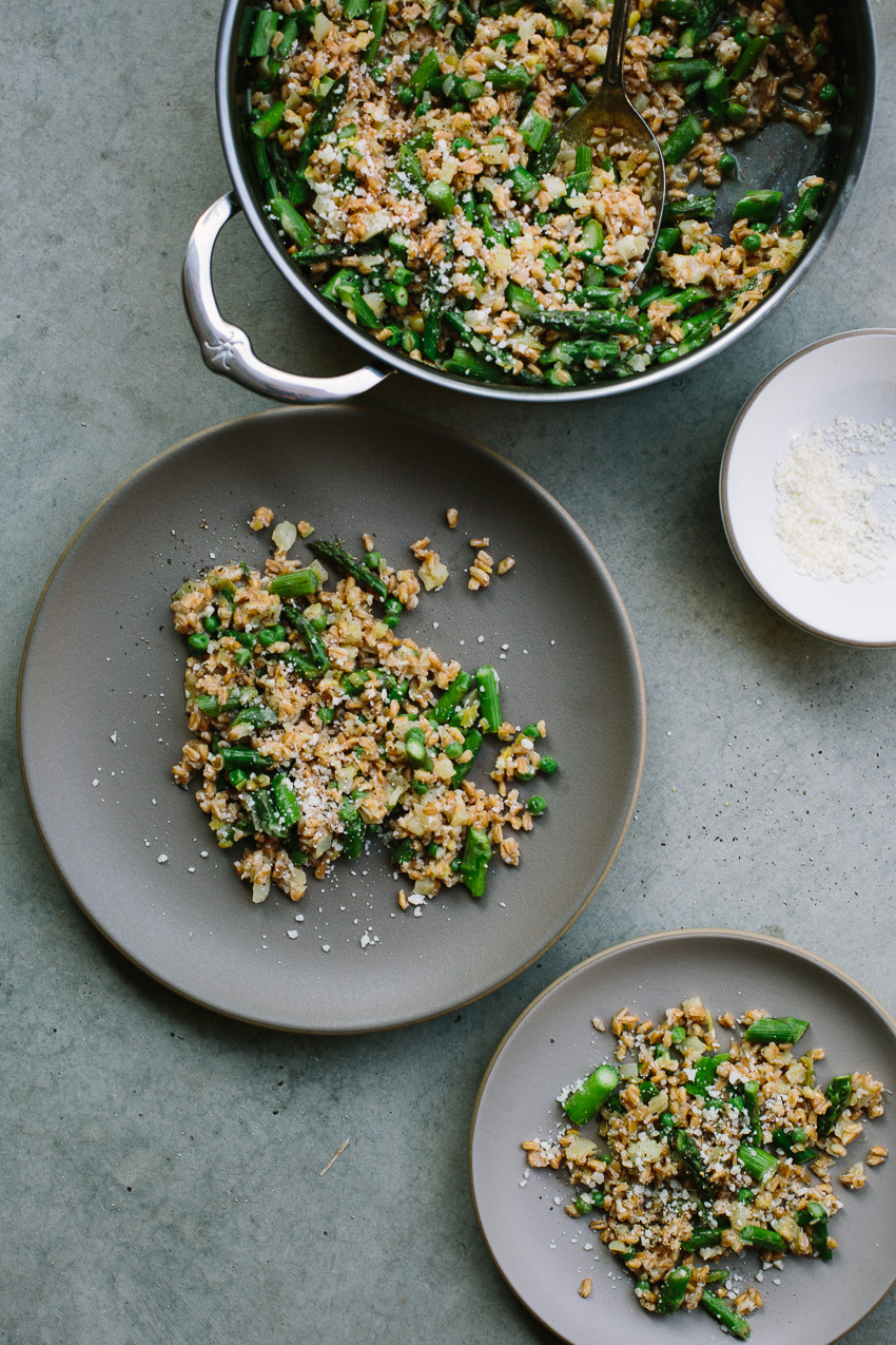 One Pot Spring Farro