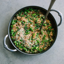 One Pot Spring Farro