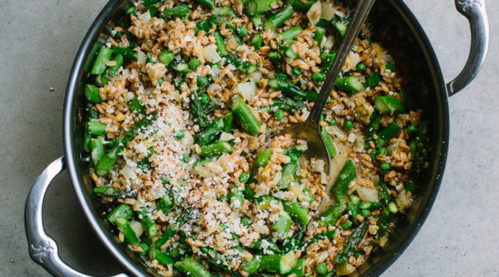 One Pot Spring Farro