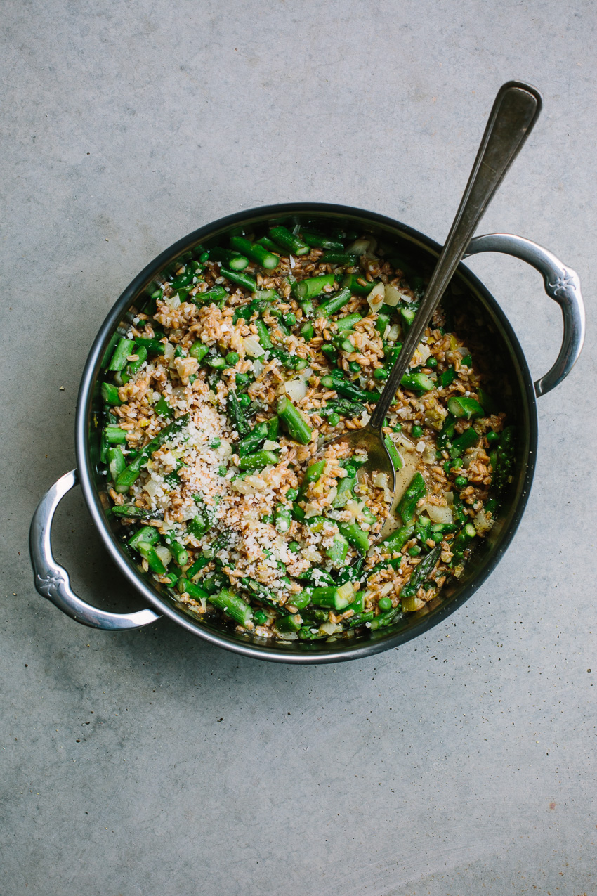 One Pot Spring Farro